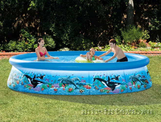 Купить надувной бассейн Easy Set 366х76cм, Intex 28136 в Москве