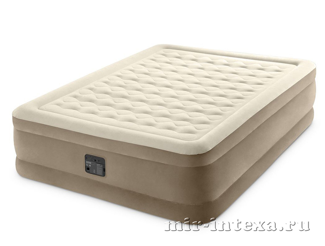 Купить надувную кровать 152х203х46см Ultra Plush Intex 64428 в Москве