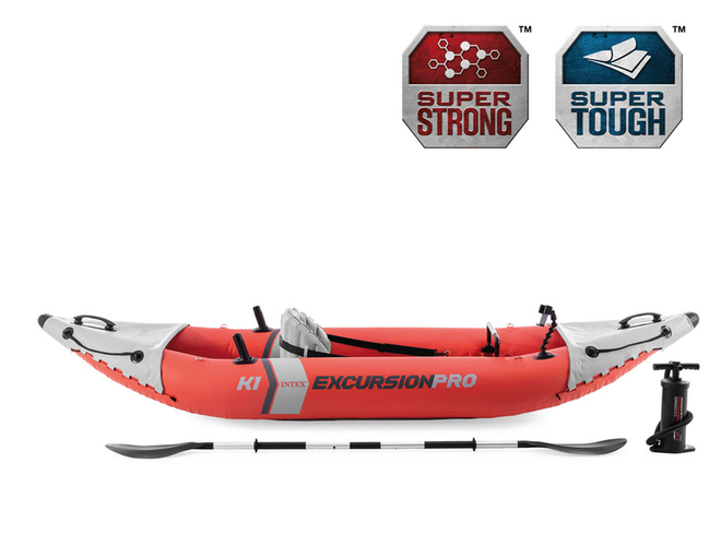 Купить байдарку надувную Excursion Pro K1 305х91х46см Intex 68303 в Москве