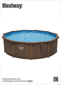 Инструкция по сборке и обслуживанию каркасного бассейна Bestway 561CU
